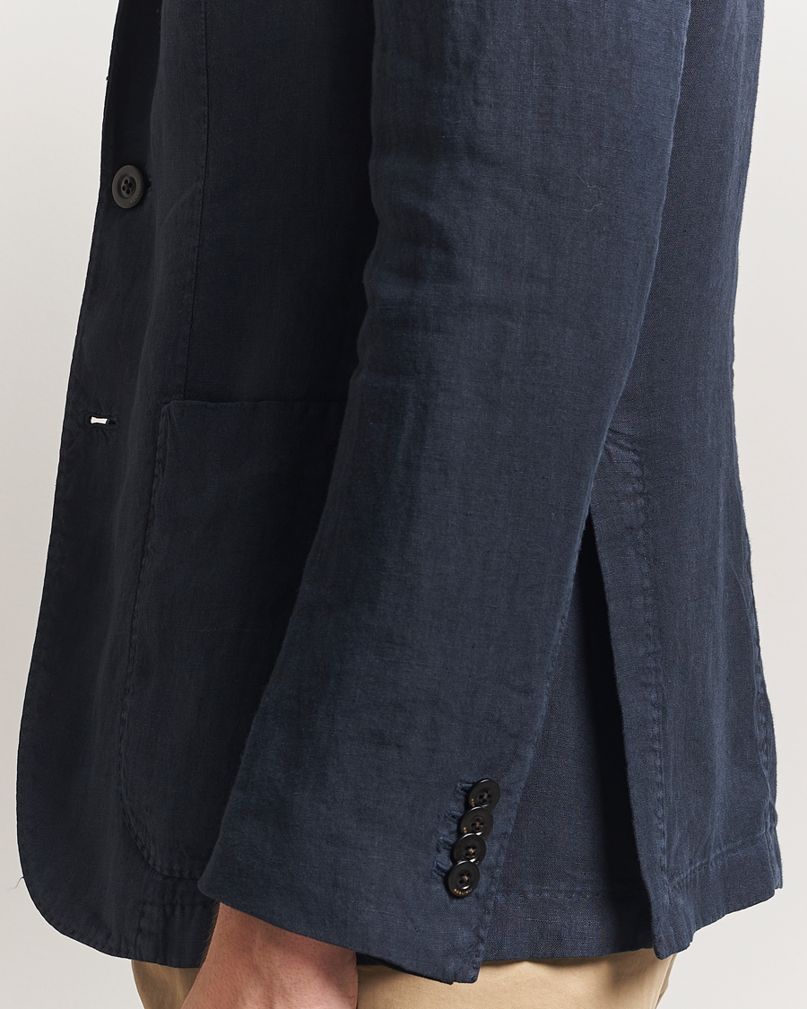 Herren | Sakkos | Boglioli | K Jacket Linen Blazer Navy