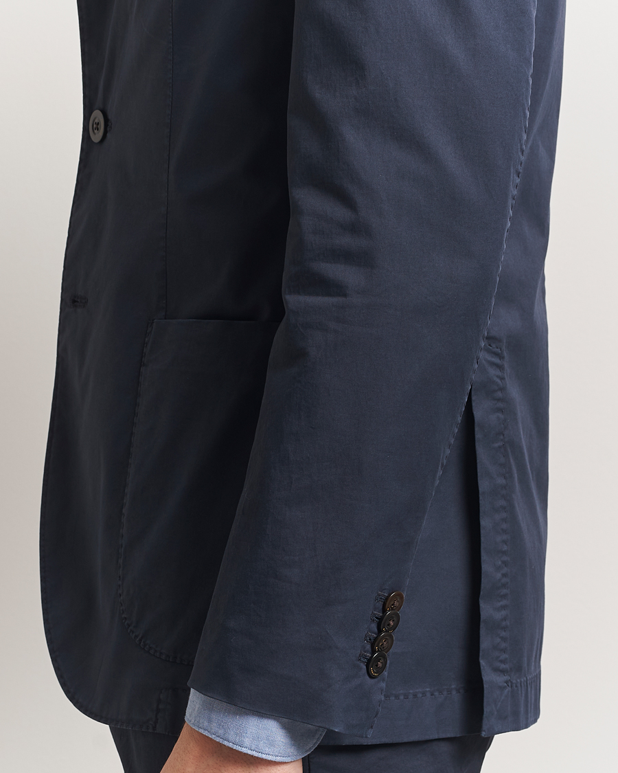 Herren | Anzüge | Boglioli | K Jacket Supima Cotton Suit Navy