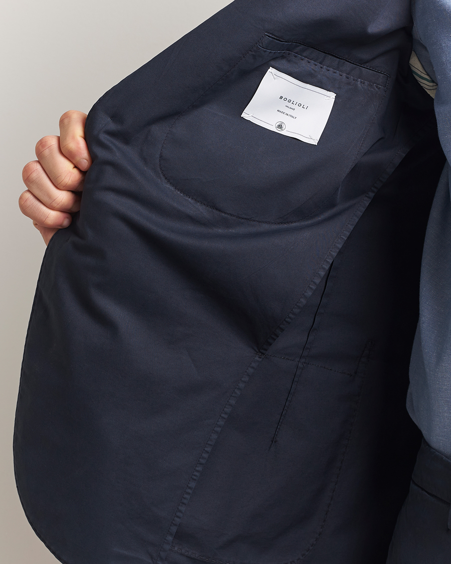 Herren | Anzüge | Boglioli | K Jacket Supima Cotton Suit Navy