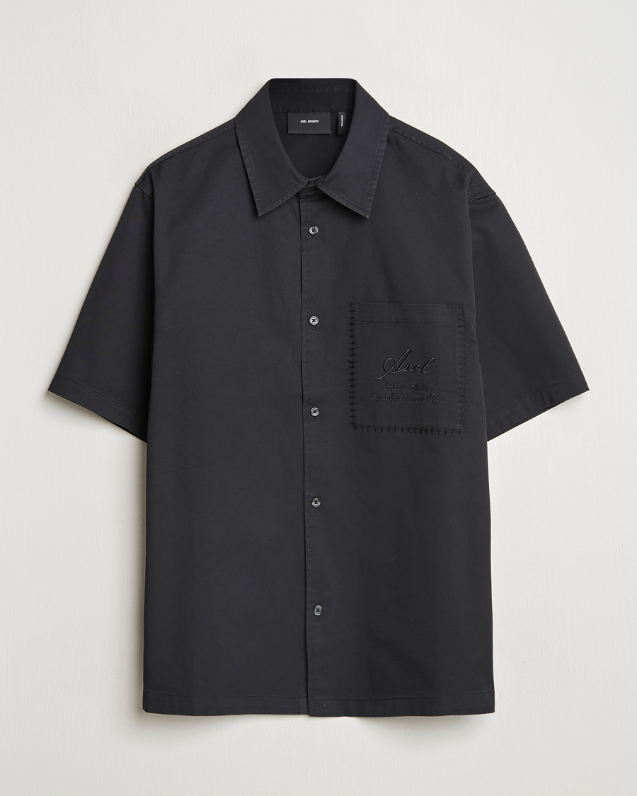 Herren | Hemden | Axel Arigato | Stitch Embroidered Shirt Black