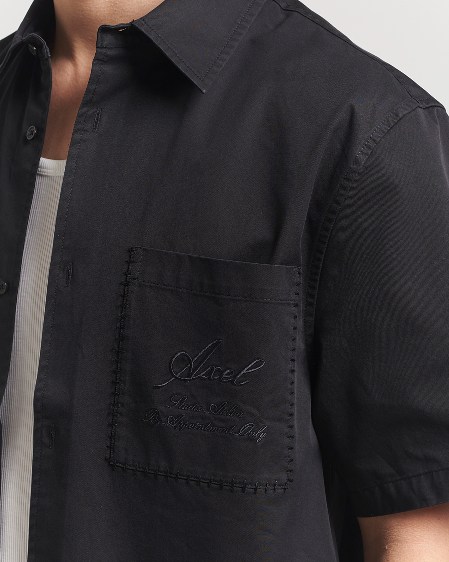 Herren | Hemden | Axel Arigato | Stitch Embroidered Shirt Black