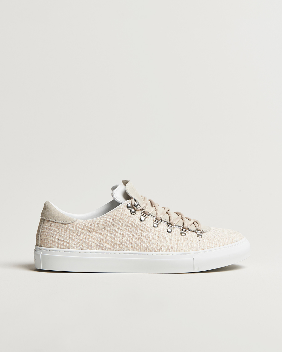 Herren | Diemme Marostica Low Linen Sneaker Natural | Diemme | Marostica Low Linen Sneaker Natural