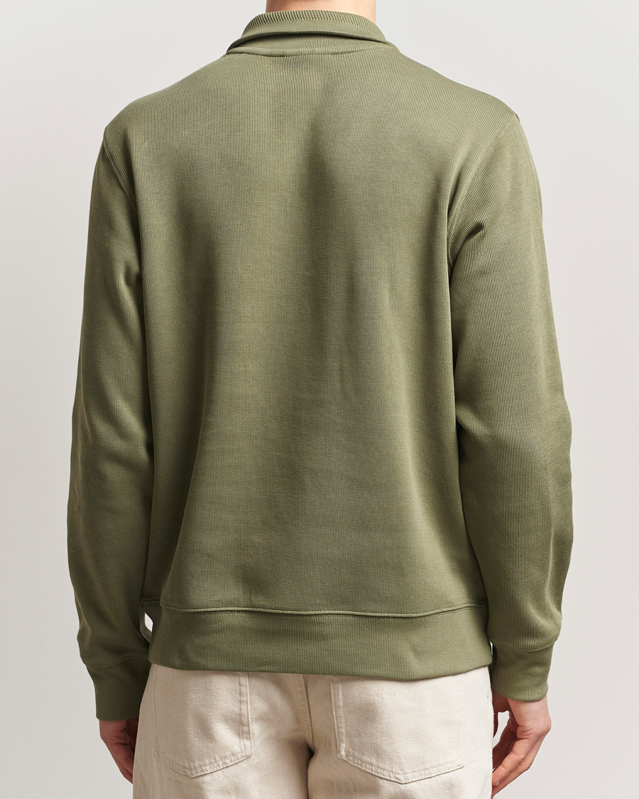 Herren | Pullover | Lacoste | Rib Interlock Half Zip Khaki