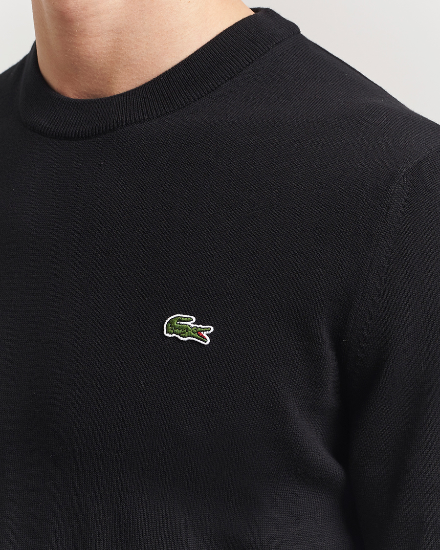 Herren | Pullover | Lacoste | Cotton Knitted Sweater Black