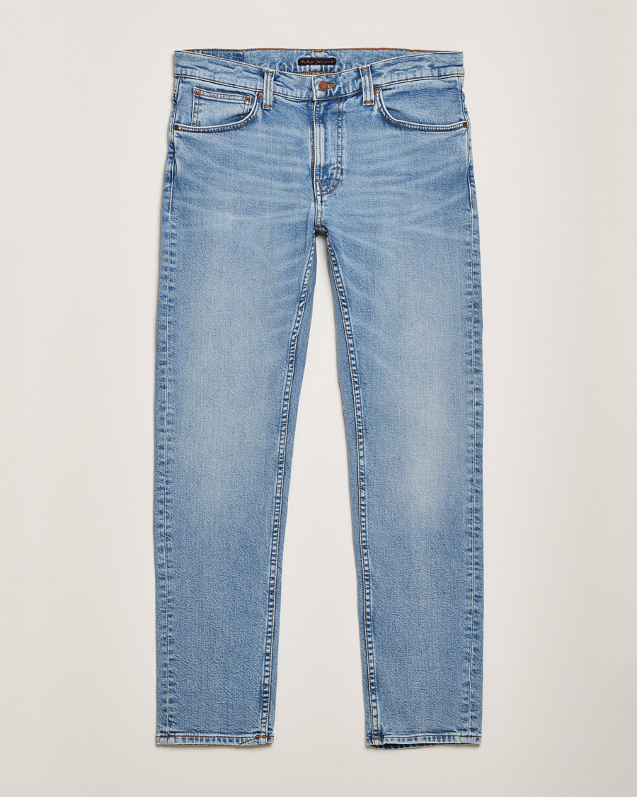 Herren | Jeans | Nudie Jeans | Lean Dean Jeans Blue Noise