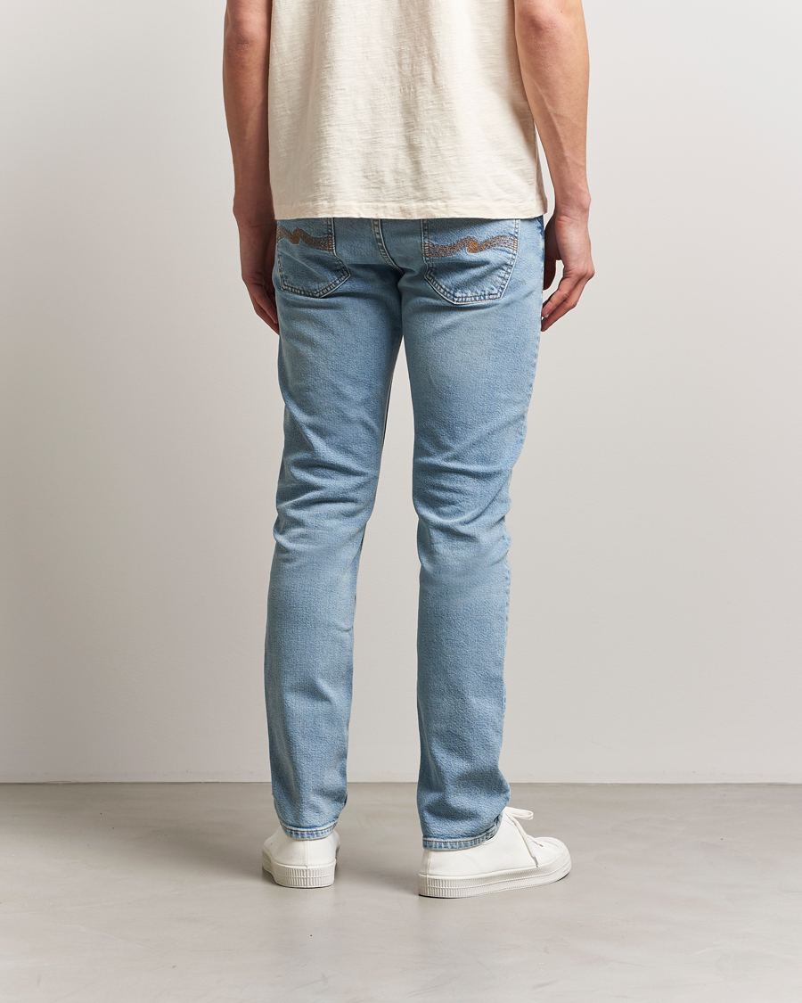 Herren | Jeans | Nudie Jeans | Lean Dean Jeans Blue Noise