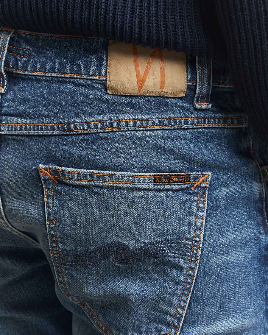 Herren | Jeans | Nudie Jeans | Lean Dean Jeans Worn In Selvage
