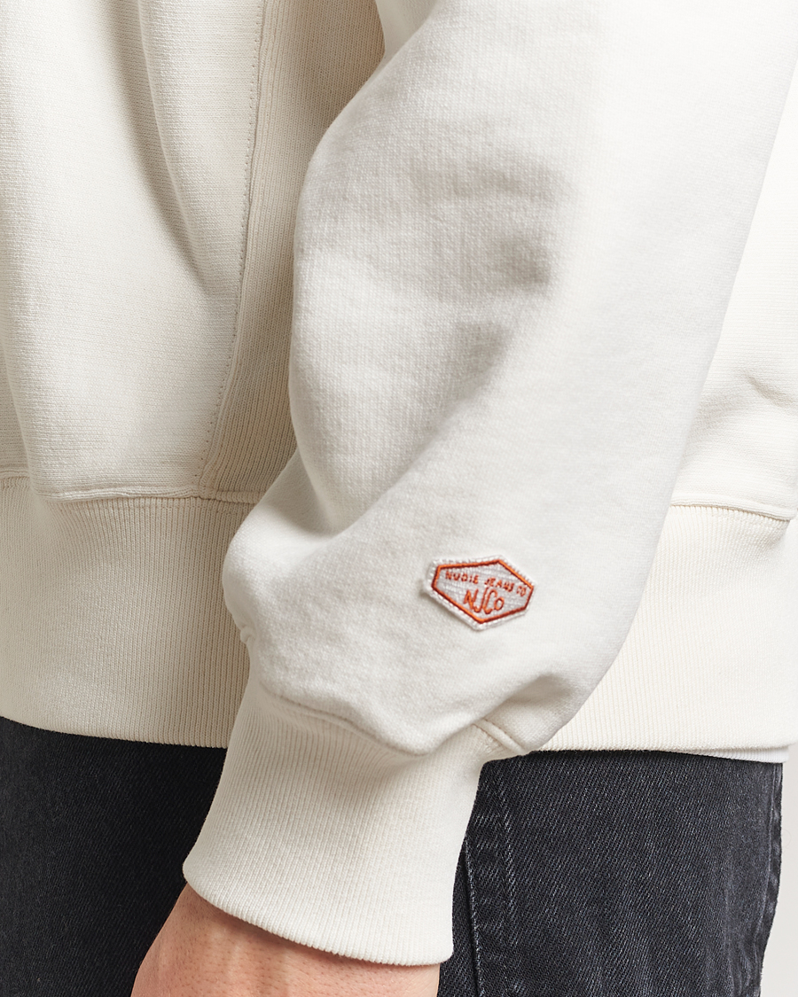 Herren | Pullover | Nudie Jeans | Hasse Crew Neck Sweatshirt Ecru