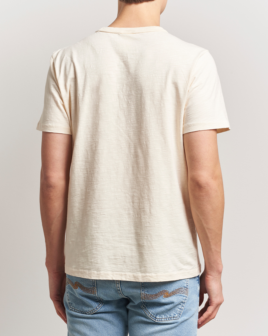 Herren | T-Shirts | Nudie Jeans | Roy Heavy Slub T-Shirt Ecru