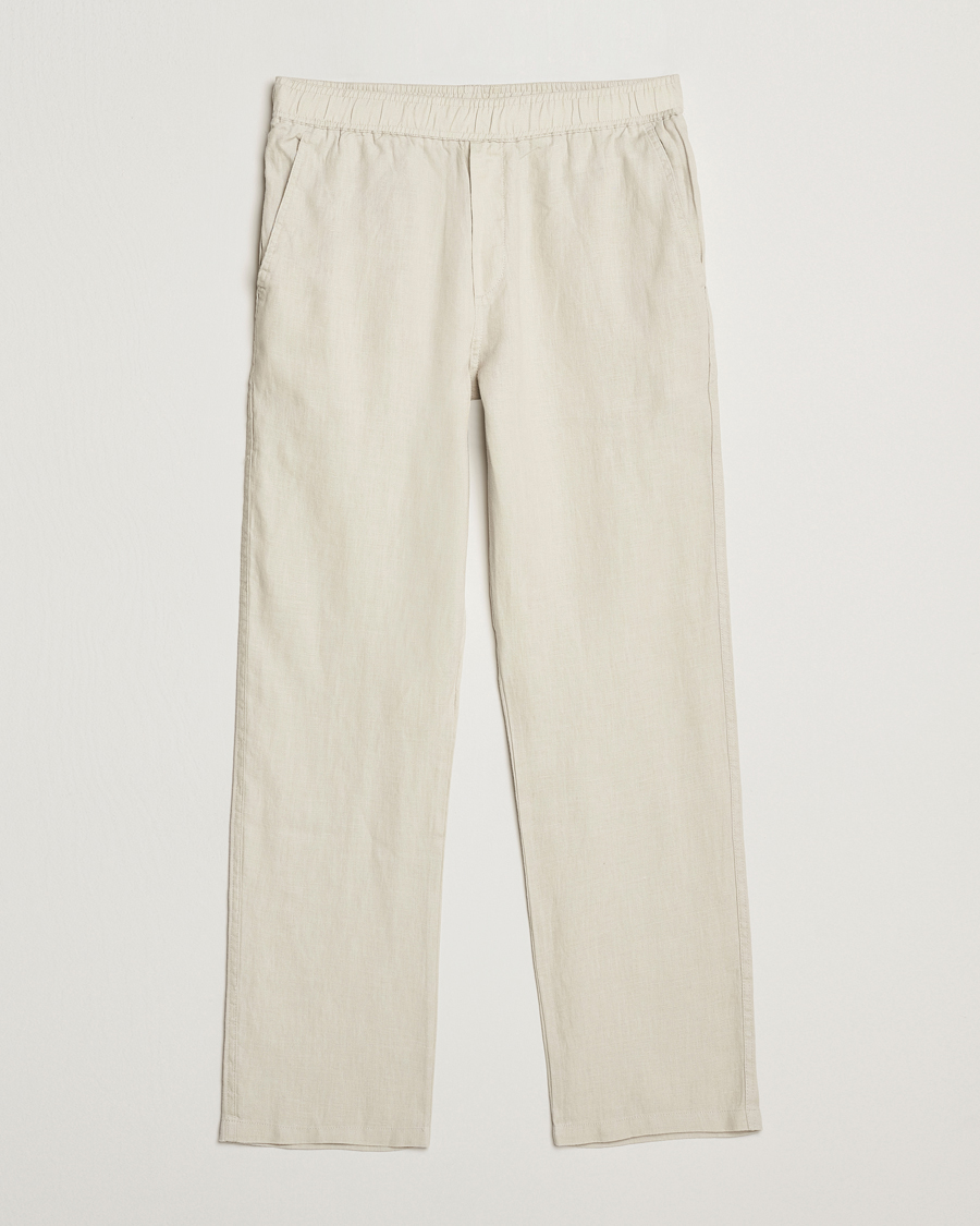 Herren | Hosen | Samsøe Samsøe | Jabari Linen Drawstring Trousers Moonstruck