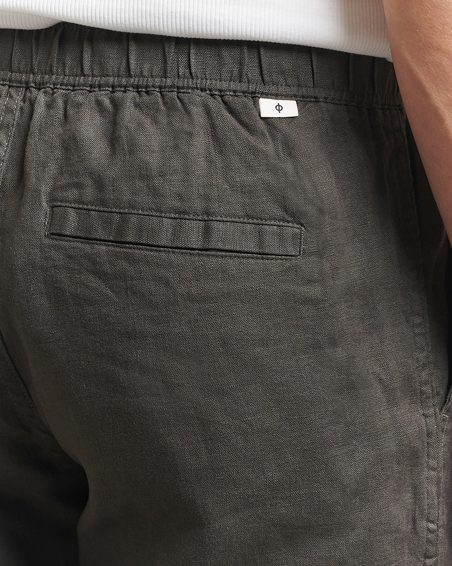 Herren | Hosen | Samsøe Samsøe | Jabari Linen Drawstring Trousers Beluga Grey