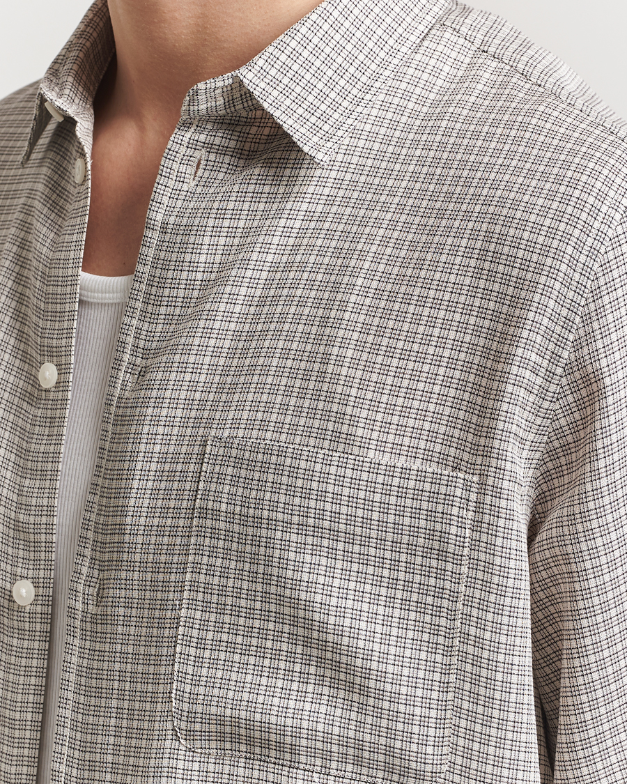 Herren | Hemden | Samsøe Samsøe | Ryan Checked Shirt Clear Cream
