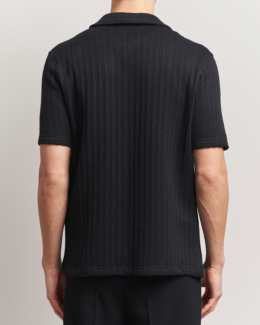 Herren | Hemden | Samsøe Samsøe | Kvistbro Structured Short Sleeve Shirt Black