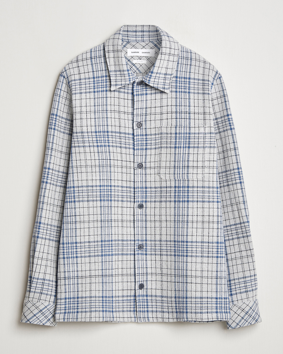 Herren | Hemden | Samsøe Samsøe | Taka Checked Overshirt Moonstruck