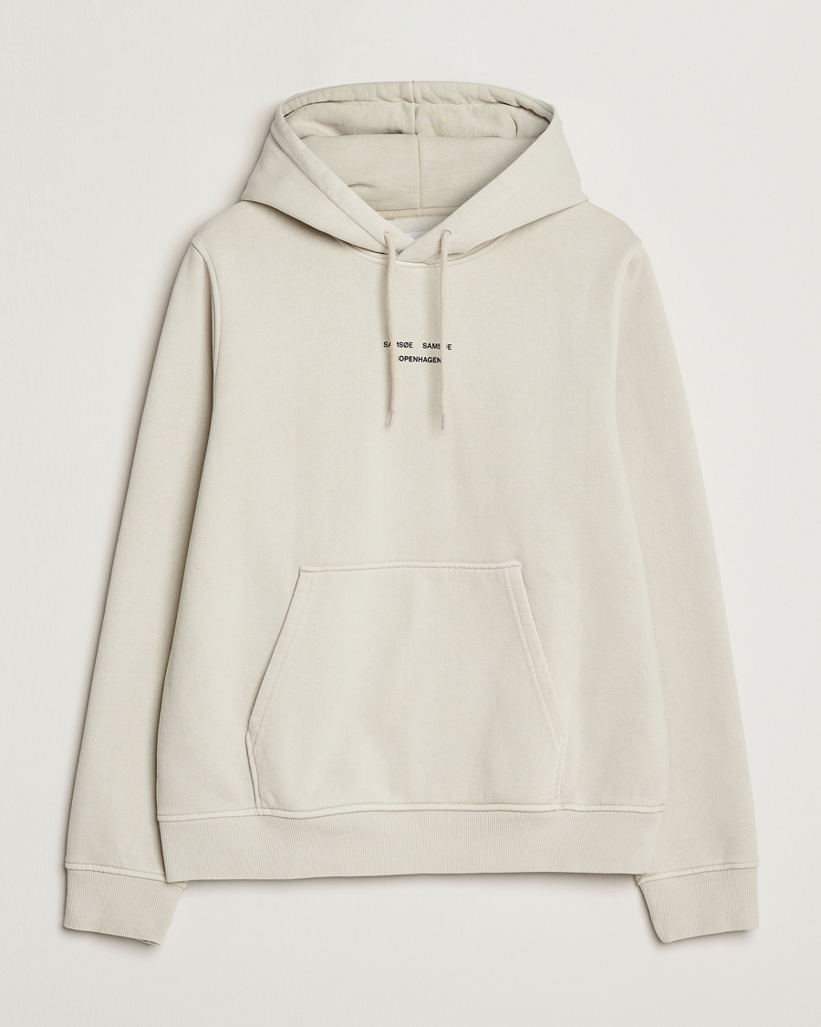 Herren | Pullover | Samsøe Samsøe | Marcus Center Logo Hoodie Moonstruck
