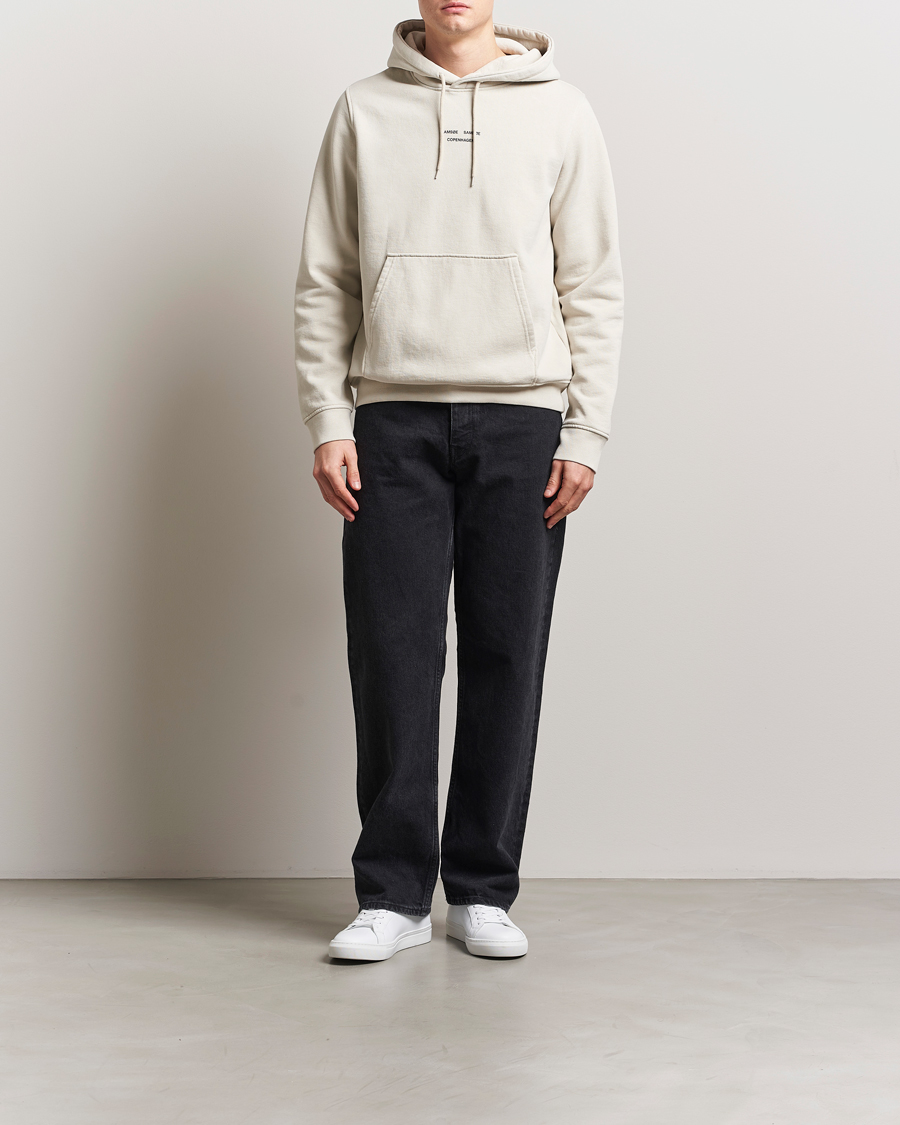 Herren | Pullover | Samsøe Samsøe | Marcus Center Logo Hoodie Moonstruck