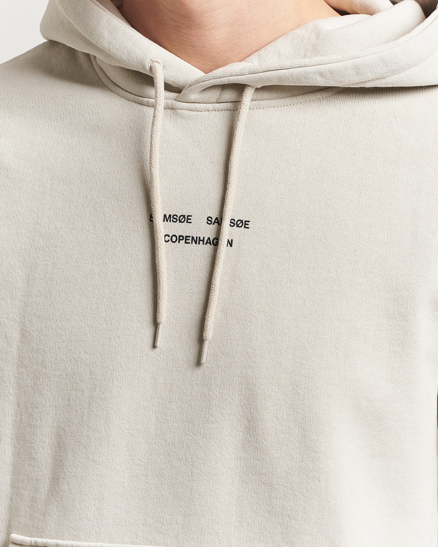 Herren | Pullover | Samsøe Samsøe | Marcus Center Logo Hoodie Moonstruck