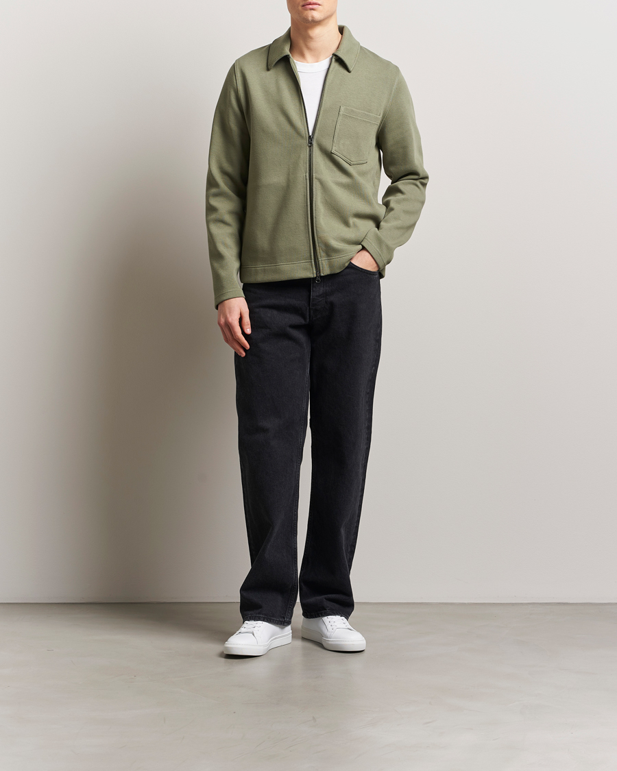 Herren | Pullover | Samsøe Samsøe | Hannes Full Zip Sweater Four Leaf Clover