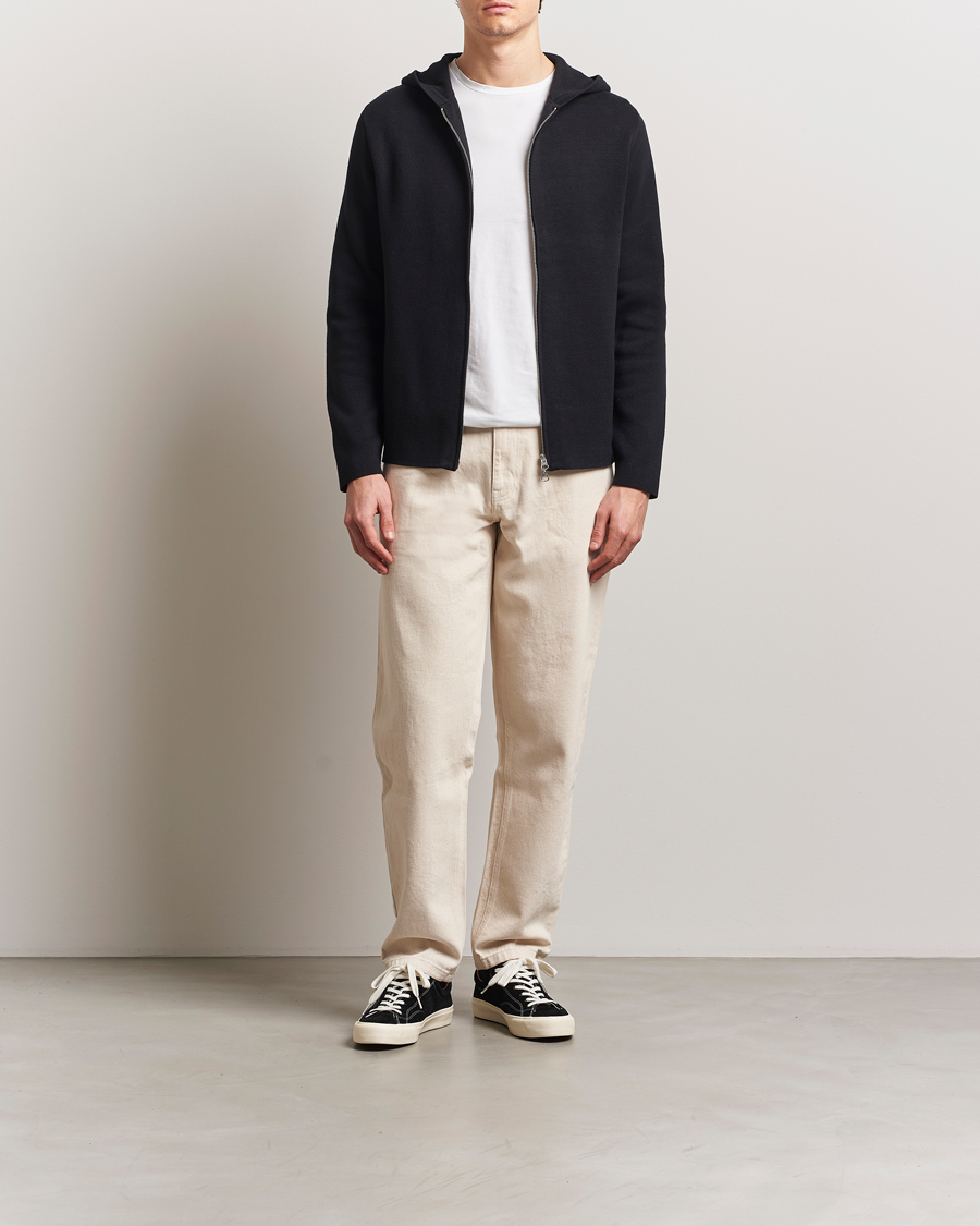 Herren | Pullover | Samsøe Samsøe | Niklas Full Zip Hoodie Black