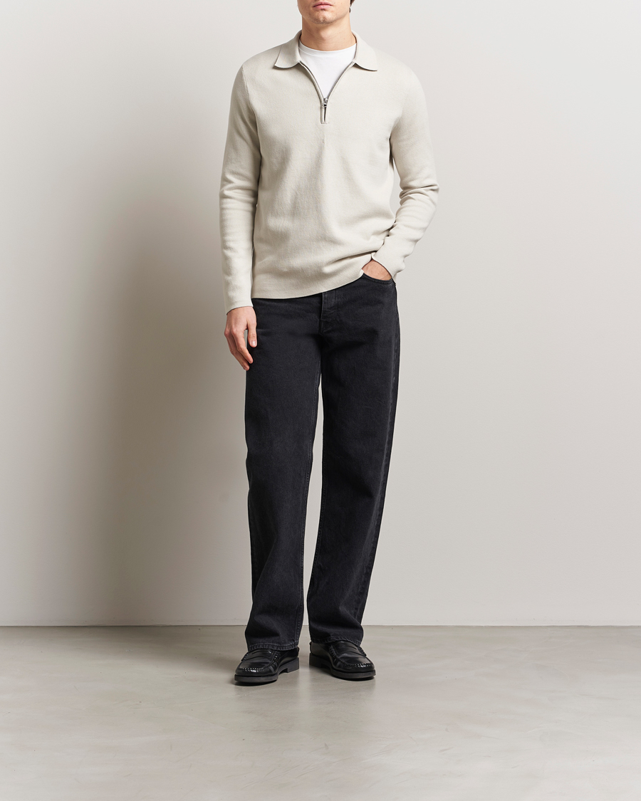 Herren | Pullover | Samsøe Samsøe | Guna Half Zip Moonstruck