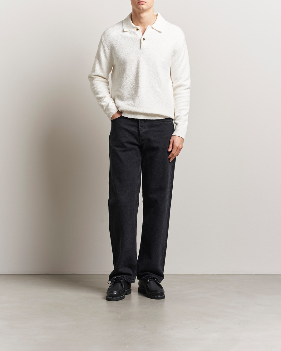 Herren | Pullover | Samsøe Samsøe | Nino Knitted Polo Clear Cream