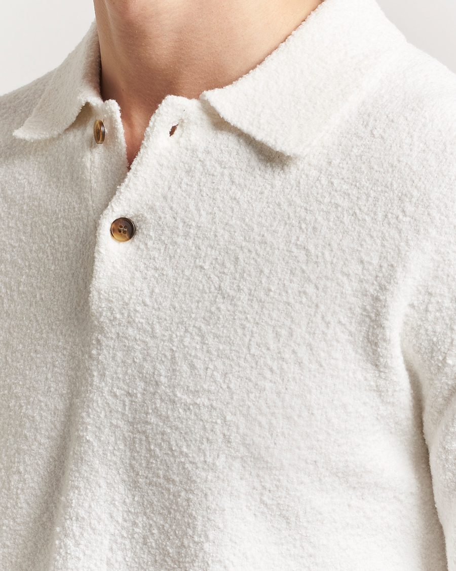 Herren | Pullover | Samsøe Samsøe | Nino Knitted Polo Clear Cream