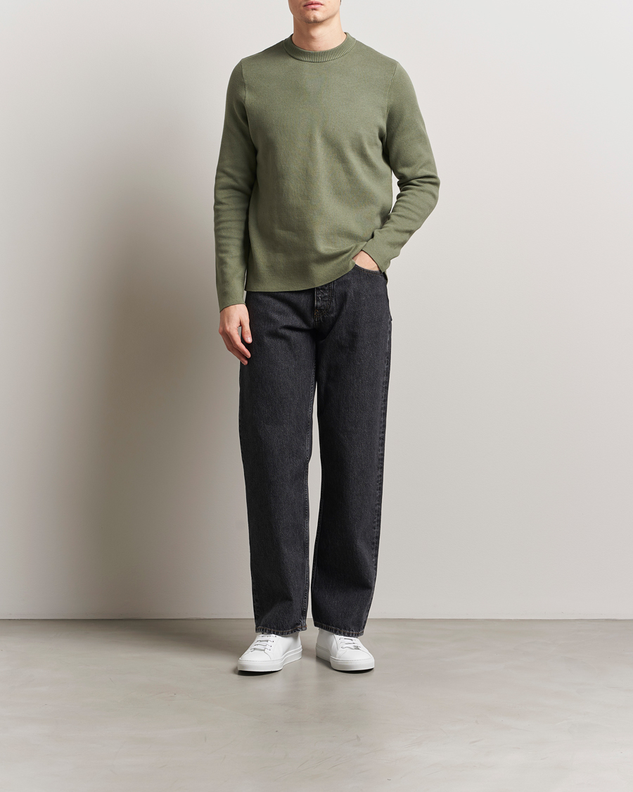 Herren | Pullover | Samsøe Samsøe | Niklas Crew Neck Sweater Four Leaf Clover