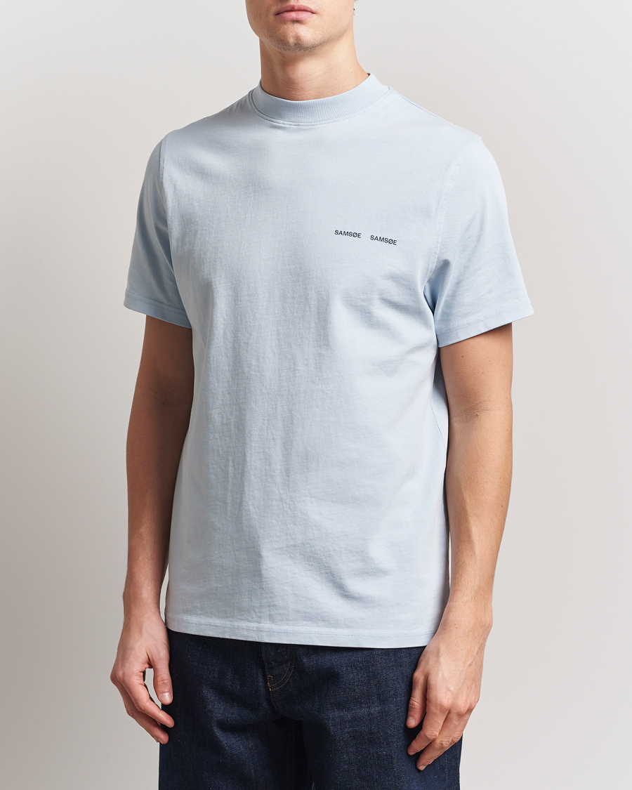 Herren | T-Shirts | Samsøe Samsøe | Norsbro Organic Cotton T-Shirt Skyway