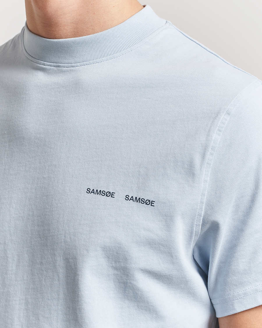 Herren | T-Shirts | Samsøe Samsøe | Norsbro Organic Cotton T-Shirt Skyway