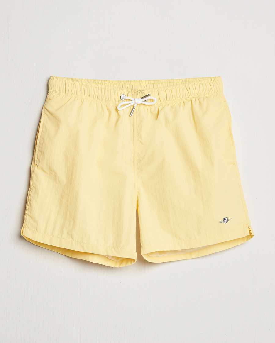 Herren | Badehosen | GANT | Basic Swimshorts Banana Yellow