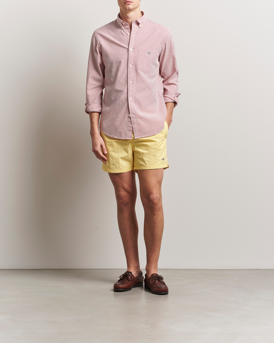 Herren | Badehosen | GANT | Basic Swimshorts Banana Yellow