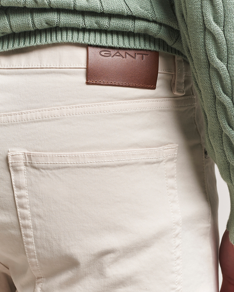 Herren | Hosen | GANT | Regular Desert 5-Pocket Pants Putty
