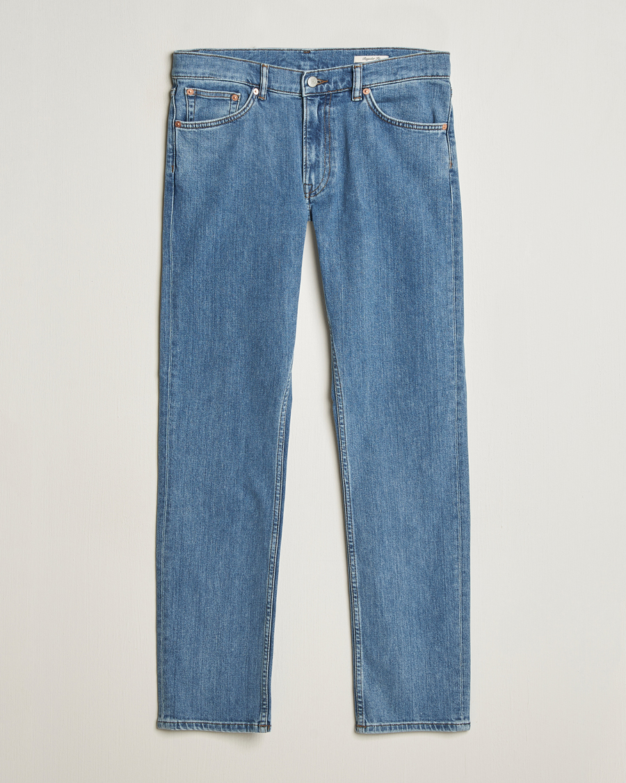 Herren | Jeans | Gant | Regular Fit Jeans Mid Blue Worn In