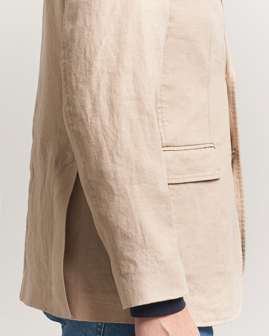 Herren | Sakkos | GANT | Slim Fit Garment Dyed Linen Blazer Dry Sand
