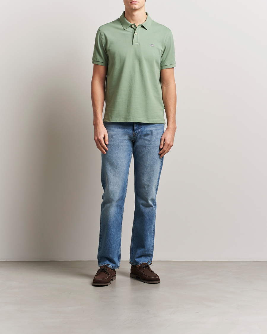 Herren | Poloshirts | GANT | The Original Polo Kalamata Green