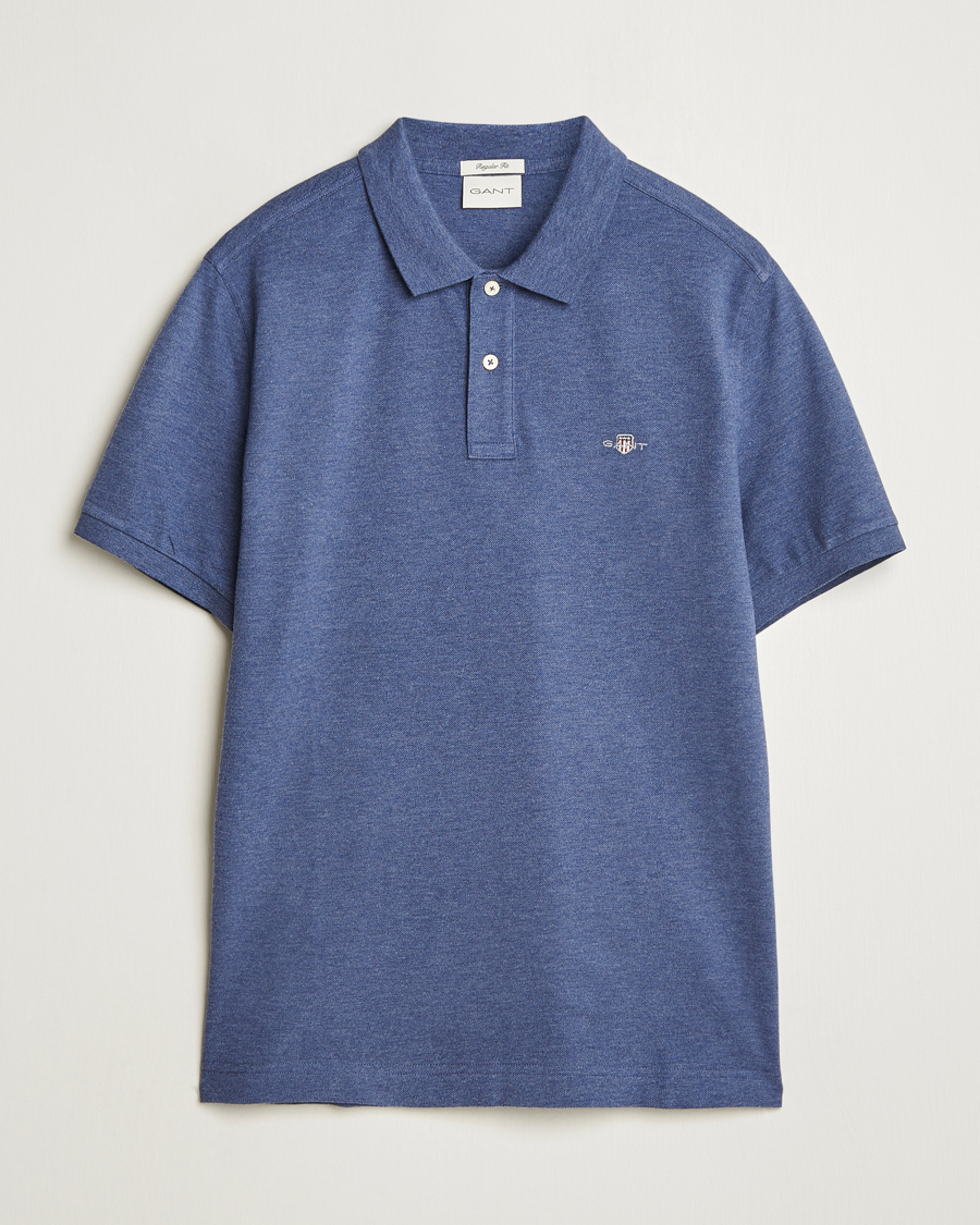 Herren | Poloshirts | Gant | The Original Polo Dark Jeans Melange