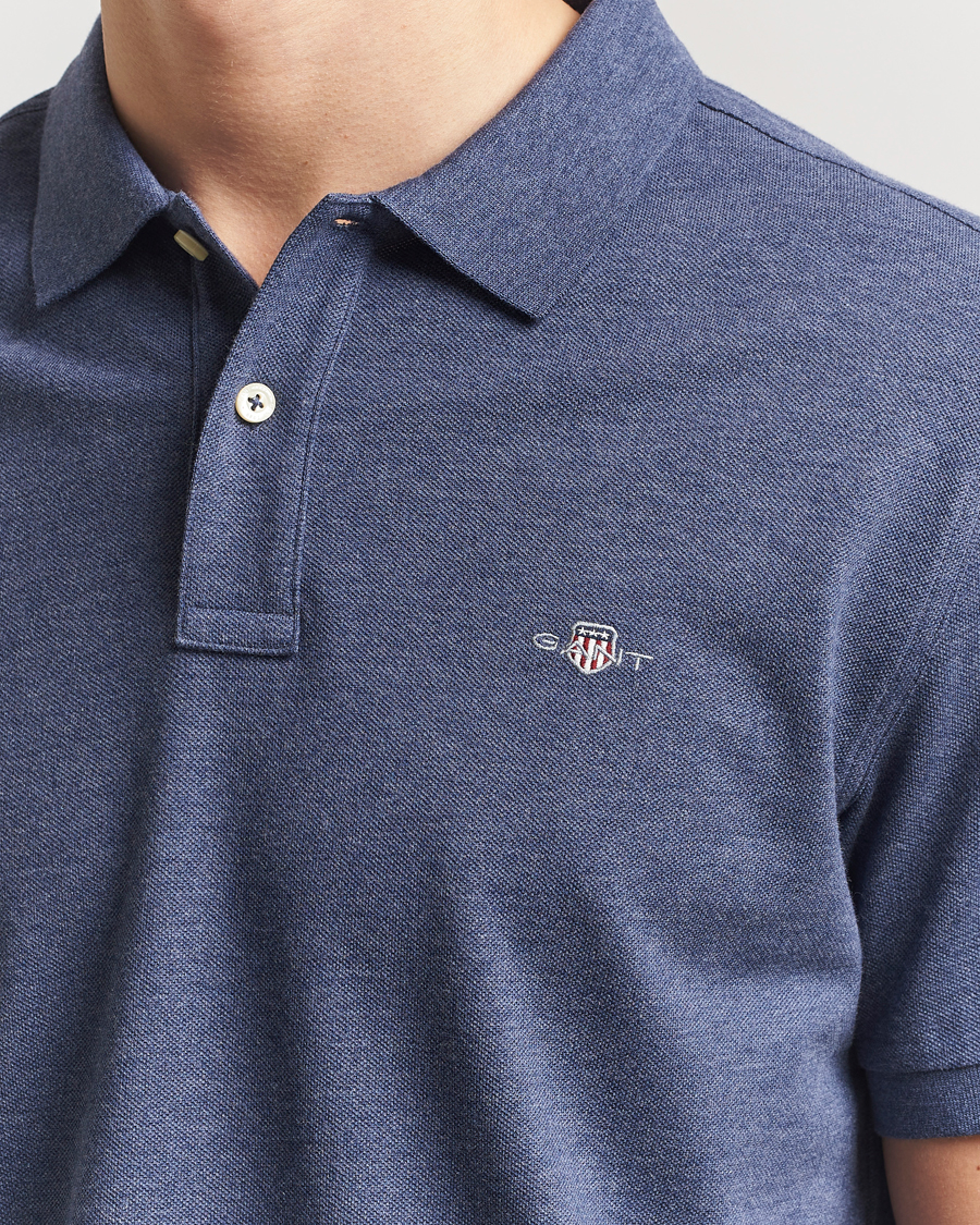 Herren | Poloshirts | Gant | The Original Polo Dark Jeans Melange
