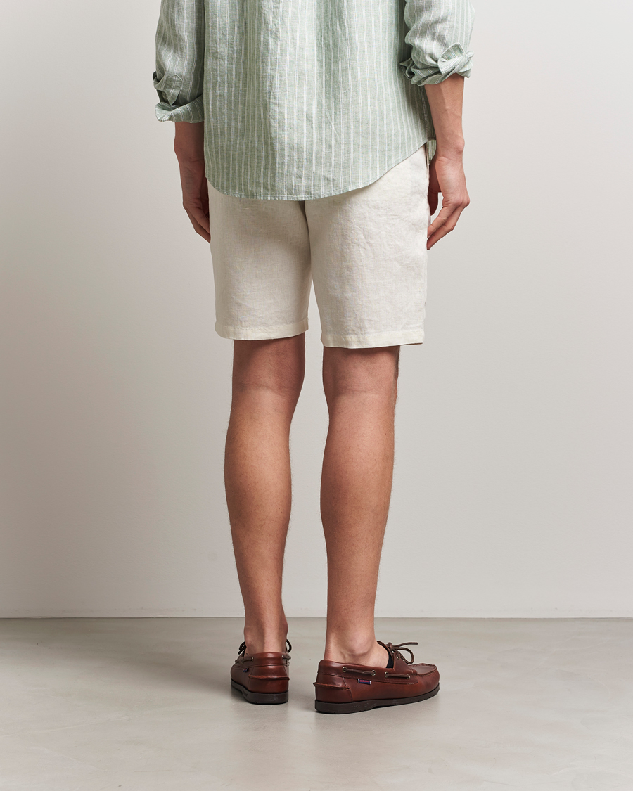 Herren | Shorts | GANT | Relaxed Linen Drawstring Shorts Cream