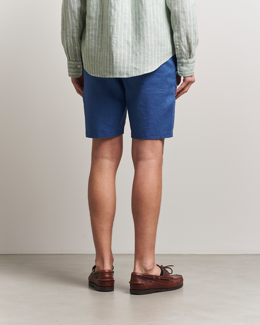 Herren | Shorts | GANT | Relaxed Linen Drawstring Shorts Rich Blue