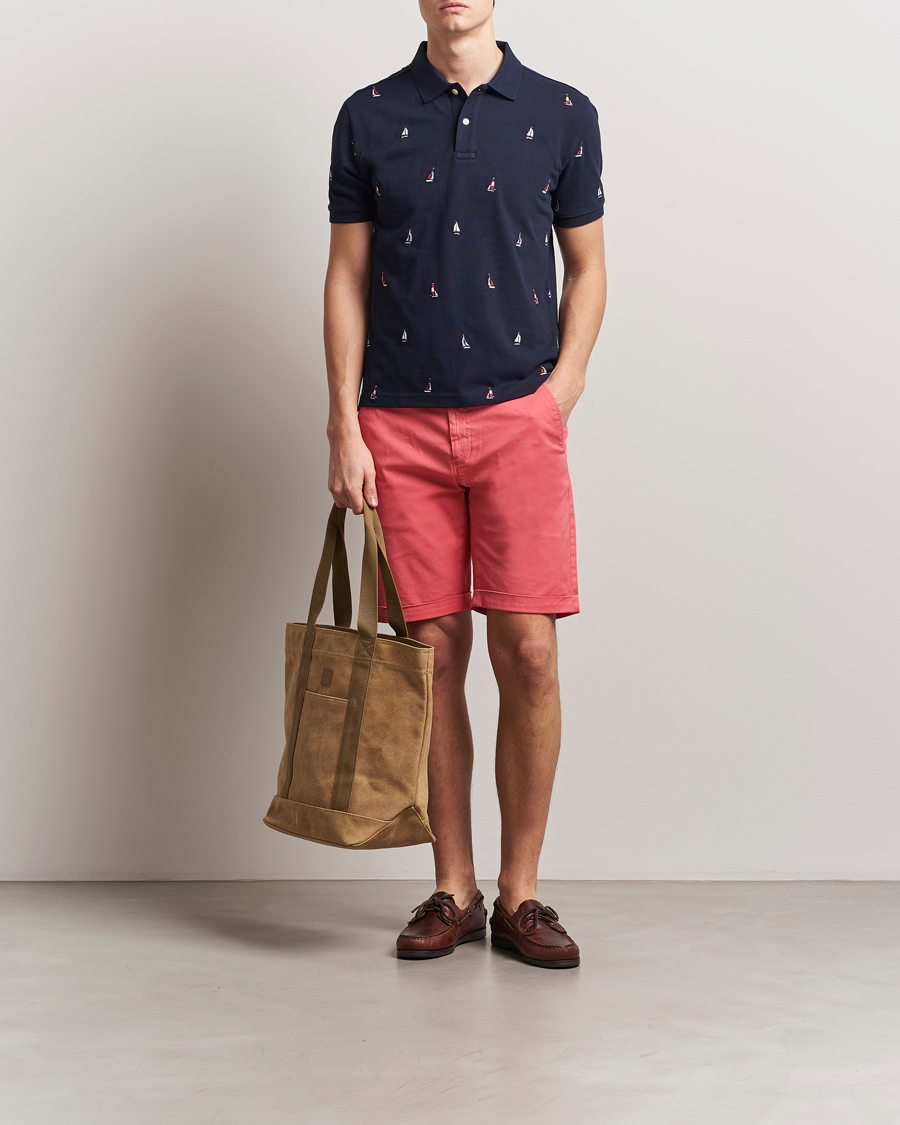 Herren | Shorts | GANT | Regular Sunfaded Shorts Watermelon Red