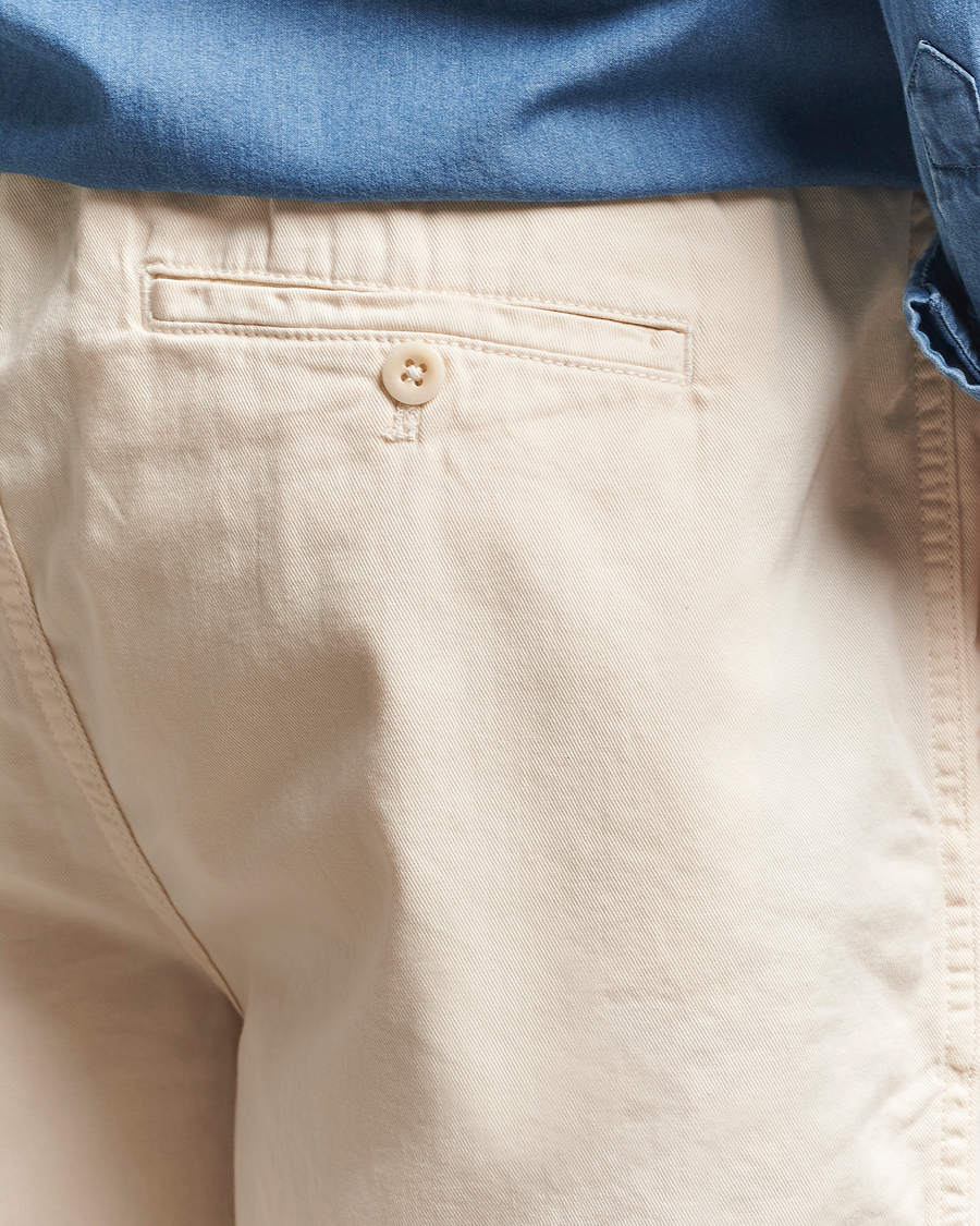 Herren | Shorts | GANT | Regular Sunfaded Drawstring Shorts Cream