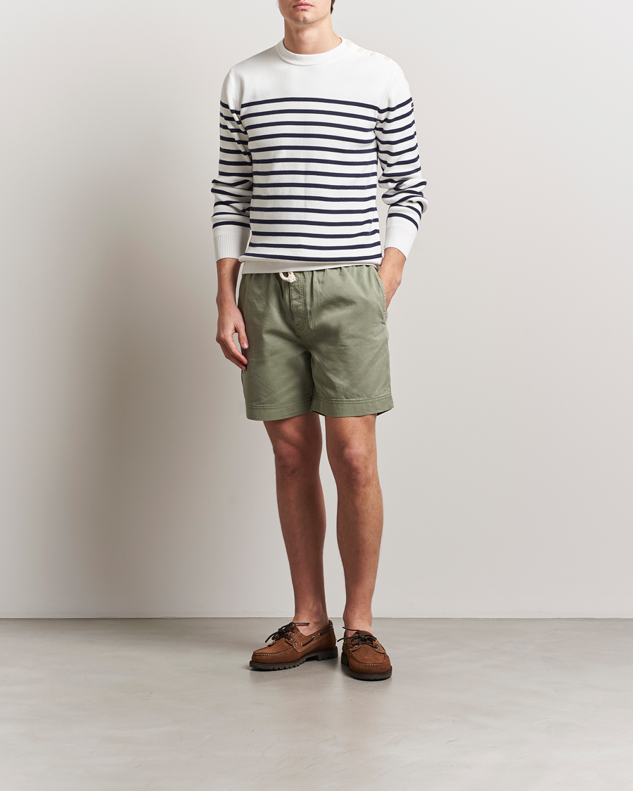 Herren | Shorts | GANT | Regular Sunfaded Drawstring Shorts Kalamata Green