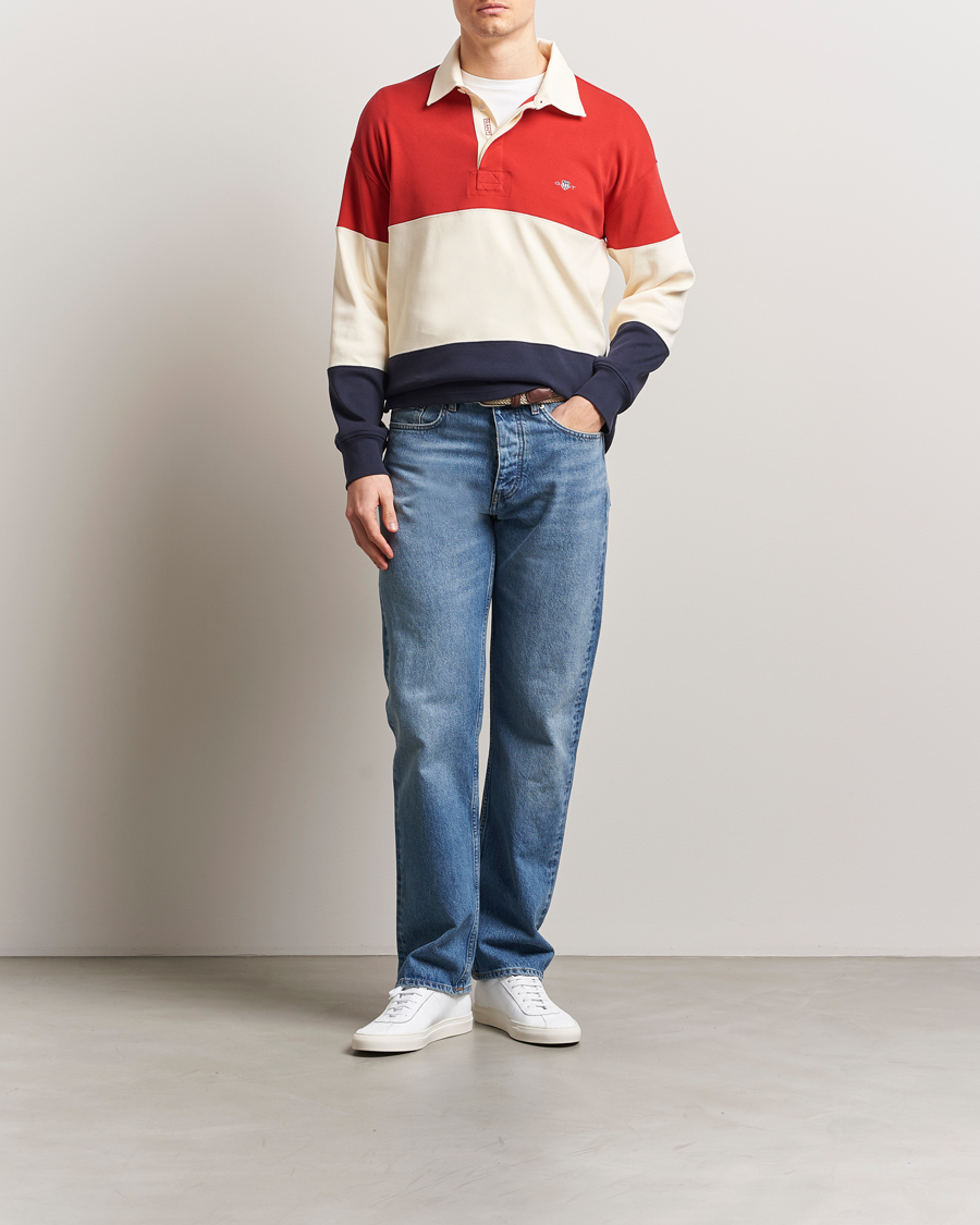 Herren | Pullover | GANT | Blocked Heavy Rugger Multi