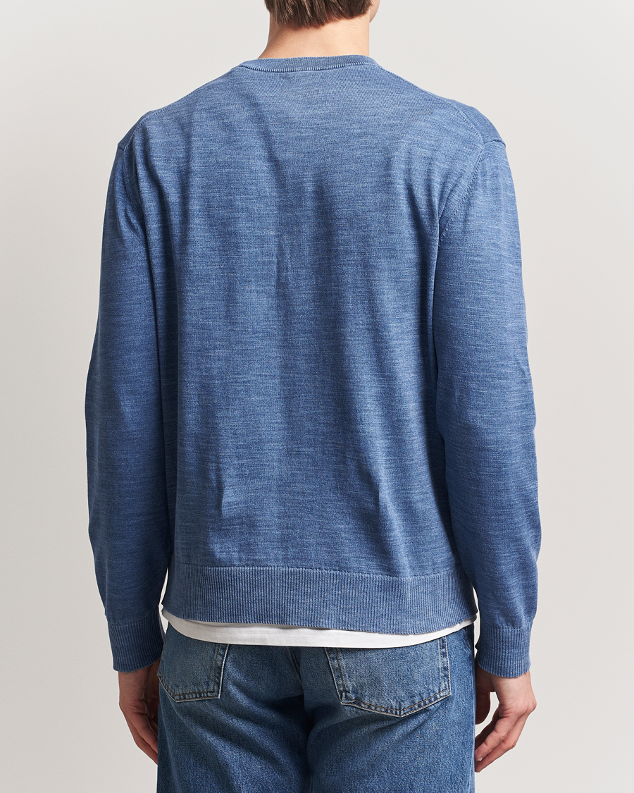 Herren | Pullover | GANT | Sunfaded Crew Neck Sweater Persian Blue