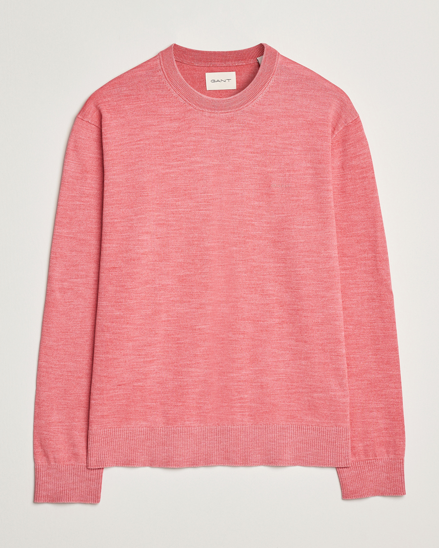 Herren | Pullover | GANT | Sunfaded Crew Neck Sweater Watermelon Red