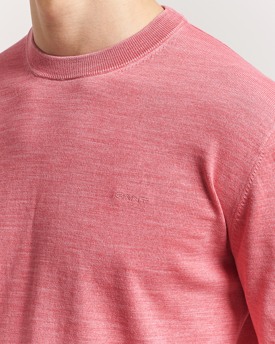 Herren | Pullover | GANT | Sunfaded Crew Neck Sweater Watermelon Red