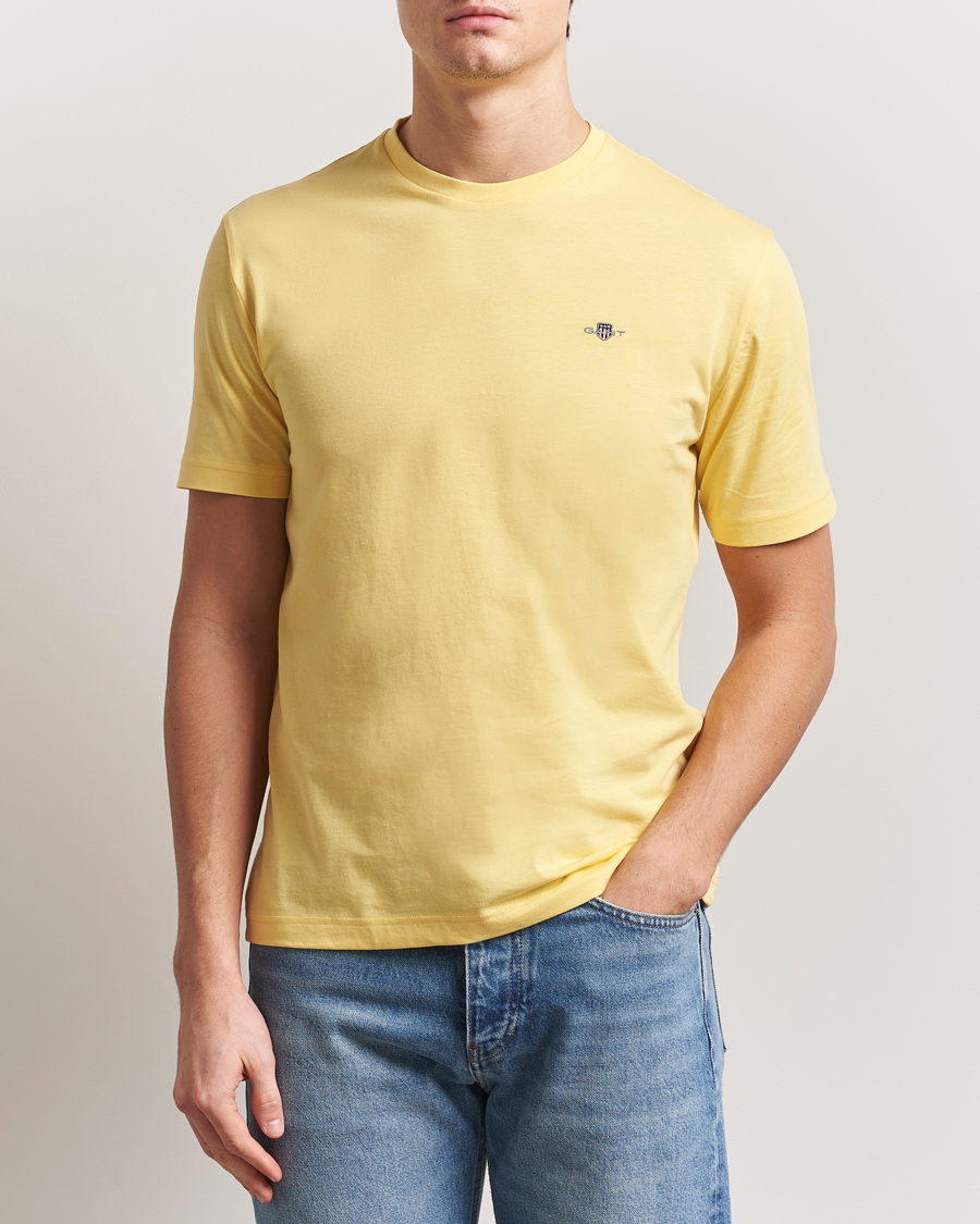 Herren | T-Shirts | GANT | The Original T-Shirt Banana Yellow