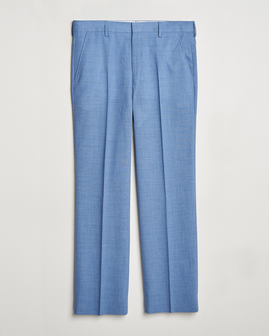 Herren | Hosen | GANT | Mouline Wool Suit Trousers Salty Sea
