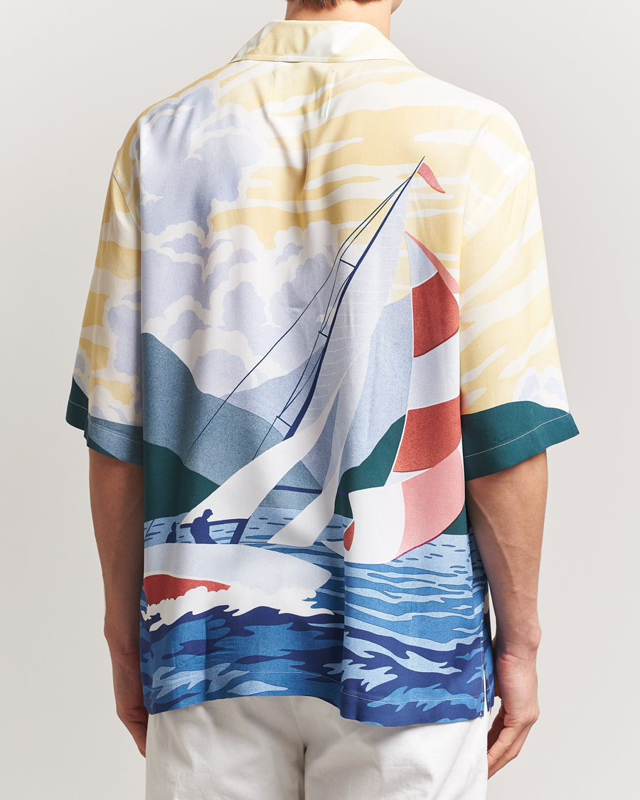 Herren | Hemden | GANT | Relaxed Fit Scenery Sailing Short Sleeve Shirt Multi