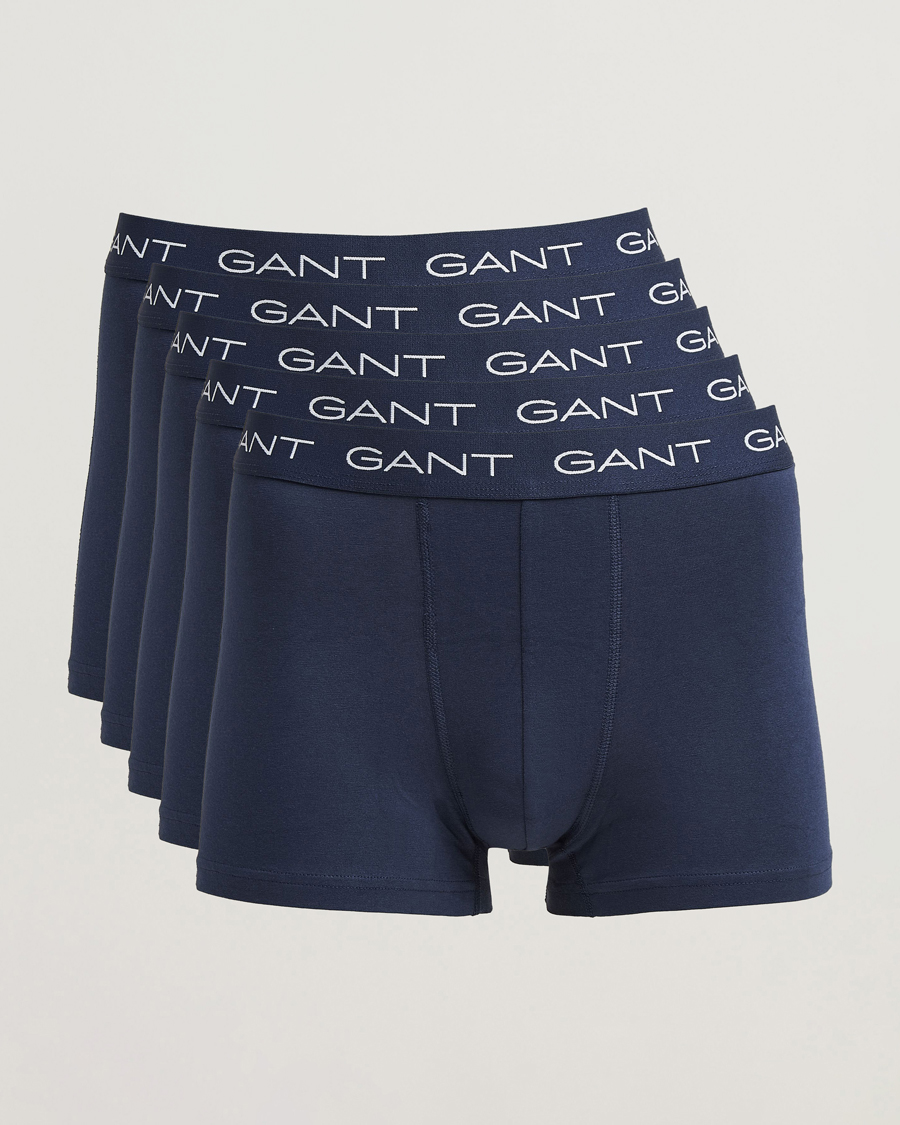 Herren | Unterwäsche | Gant | 5-Pack Trunks Marine